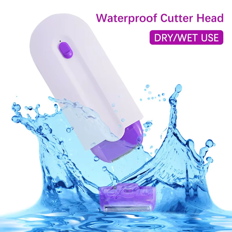 Professional Painless Hair Removal Kit Laser Touch Epilator Usb Rechargeable Body Face Leg Bikini Remove Depilador Shaver