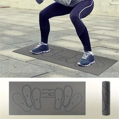 TPE Squat Mat Knee Matmsquat Mat Training Gluteal Muscle Pad for Home Yoga Pilates Stretching Xr-Hot