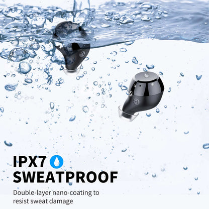 2025 New Wireless Earbuds Bluetooth 5.3 in Ear Stereo Headphones Noise Cancelling for Android Ios 140Hrs Mic USB-C Charging Case LED Battery Display IP7 Waterproof Headset for Workout Running