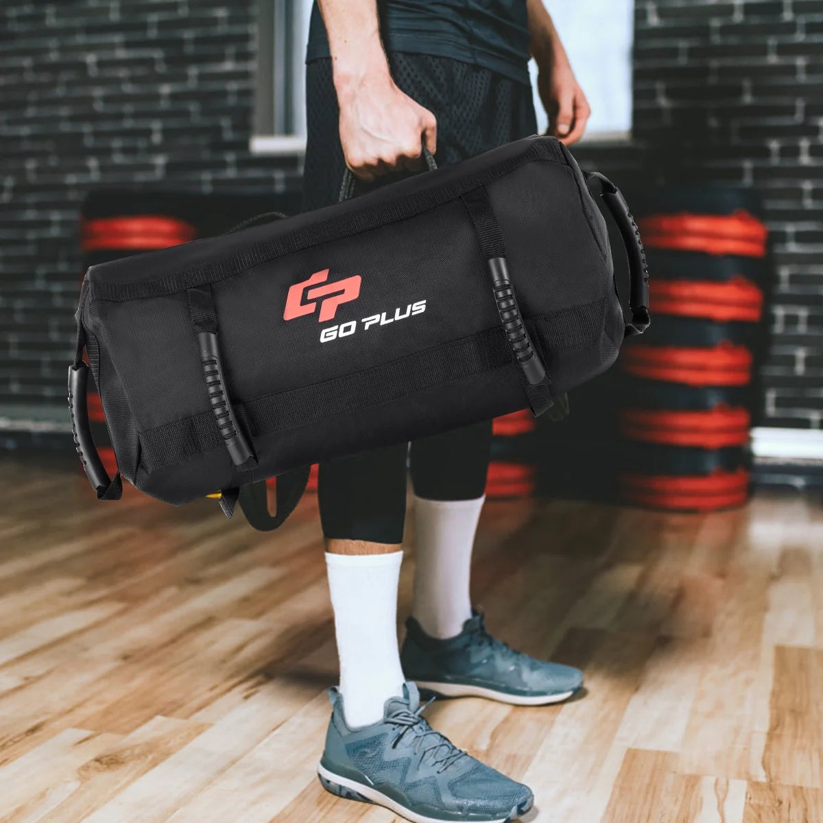 Goplus 60Lbs Body Press Sturdy Fitness Exercise Weighted Sandbags W Filler Bags