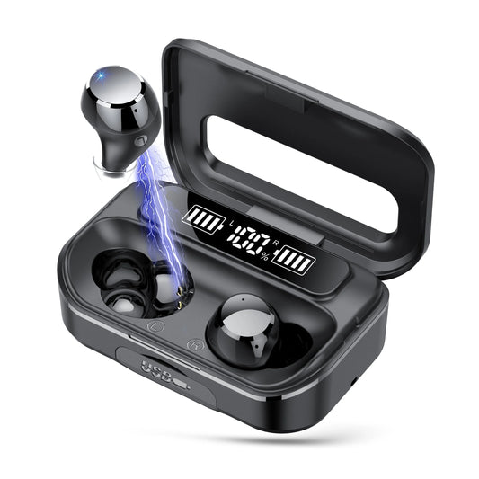 2025 New Wireless Earbuds Bluetooth 5.3 in Ear Stereo Headphones Noise Cancelling for Android Ios 140Hrs Mic USB-C Charging Case LED Battery Display IP7 Waterproof Headset for Workout Running