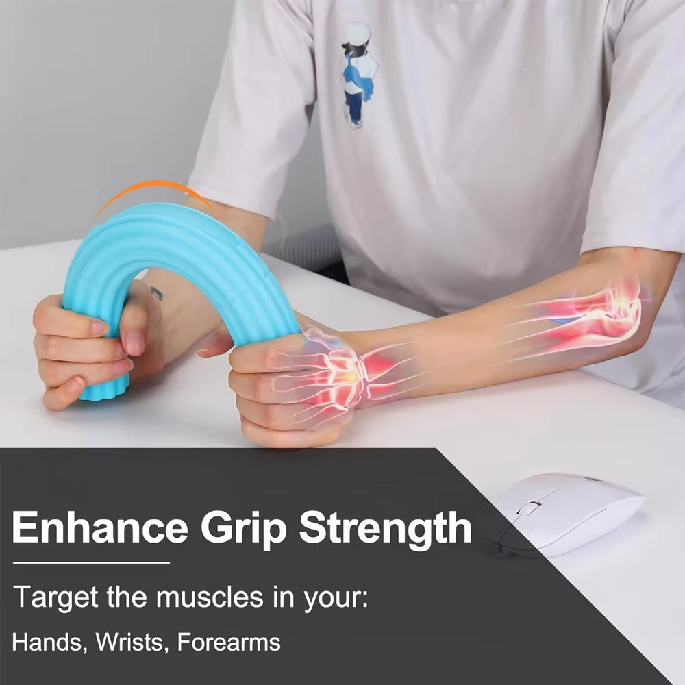 Resistance Twist Bars for Physical Therapy,Weighted Hand Grip Strength Trainer for Injury Recovery,Tennis,Golfer,Elbowtendonitis