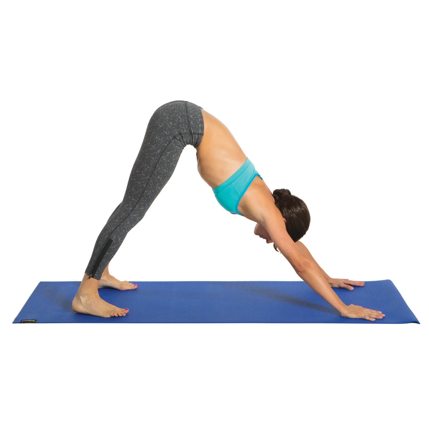 GF-55PRO Professional Grade Core Stability Ball (75 Cm; Blue) & GF-YOGA Yoga Mat with Yoga Position Poster