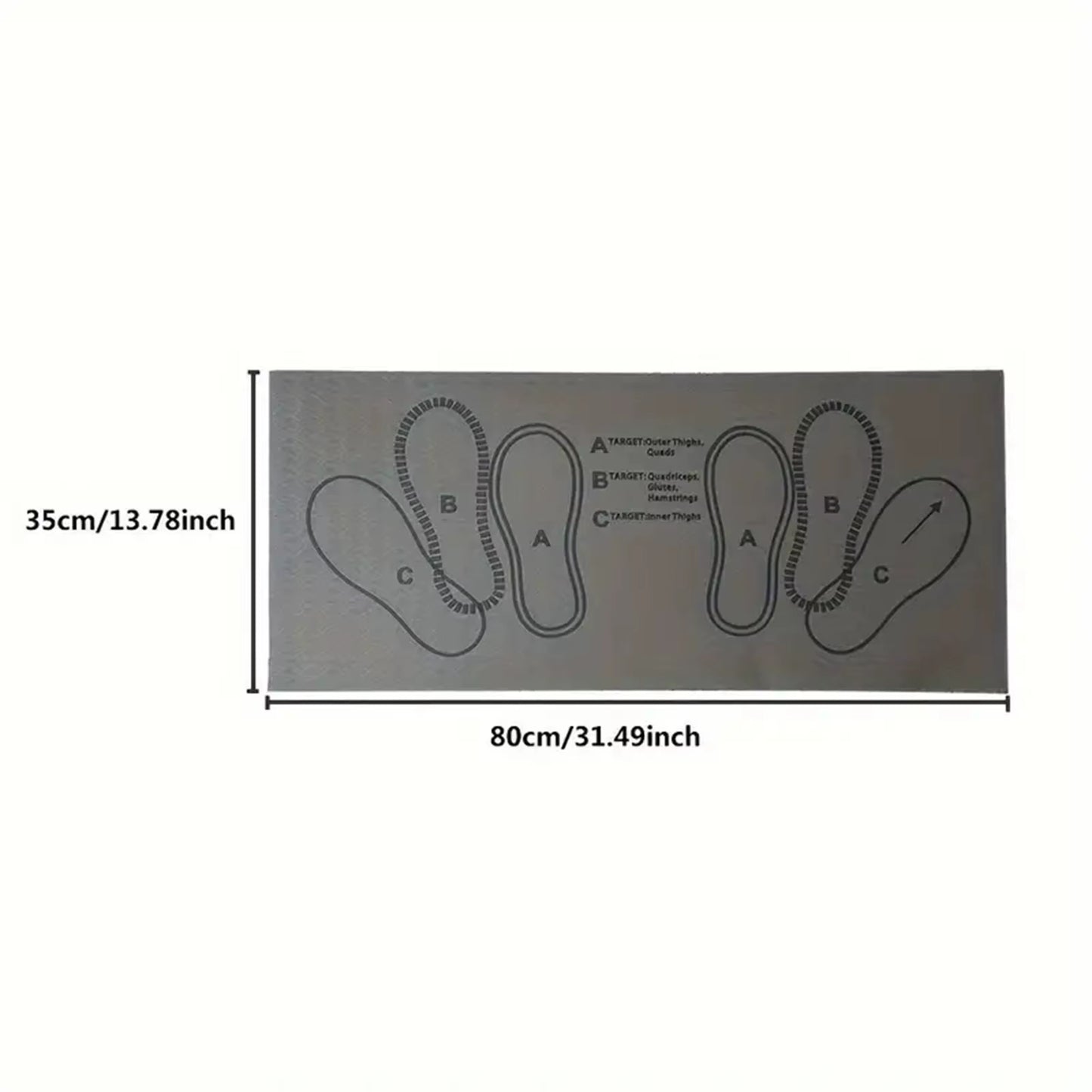 TPE Squat Mat Knee Matmsquat Mat Training Gluteal Muscle Pad for Home Yoga Pilates Stretching Xr-Hot