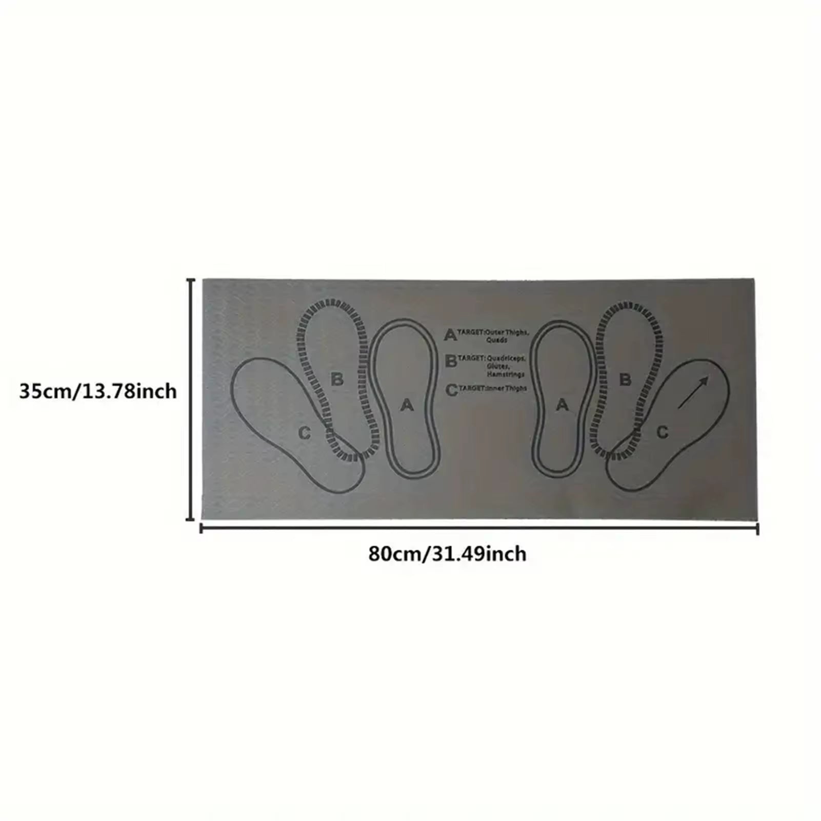 TPE Squat Mat Knee Matmsquat Mat Training Gluteal Muscle Pad for Home Yoga Pilates Stretching Xr-Hot